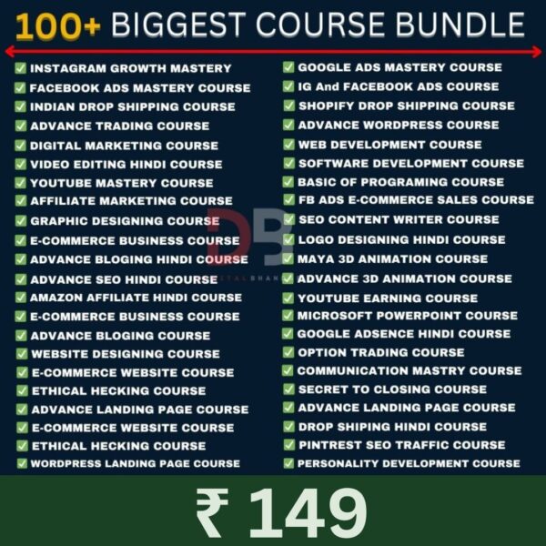 100+ Course Offer